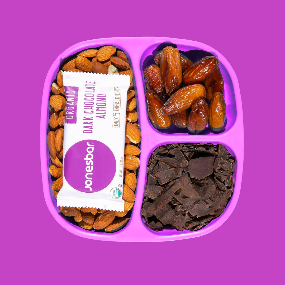Jonesbar - JONESBAR Dark Chocolate Almond Organic Fruit &amp; Nut Bar Vegan