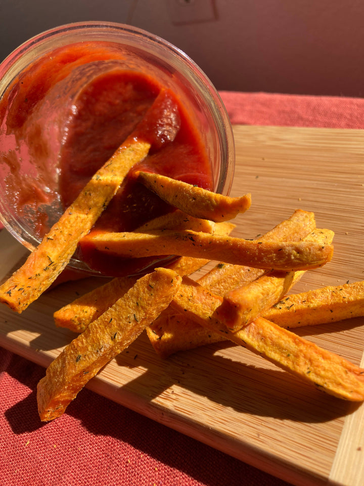 Sweetpotato Awesome - 2 oz Dill and Garlic Sweetpotato Fries