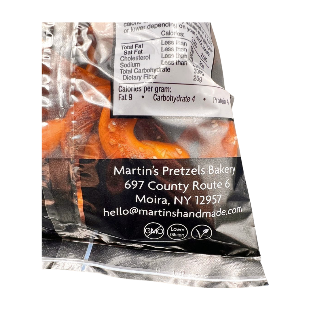 Martins Handmade Pretzels - Handmade Sourdough Pretzels, Salted - 8oz Bags: Salted