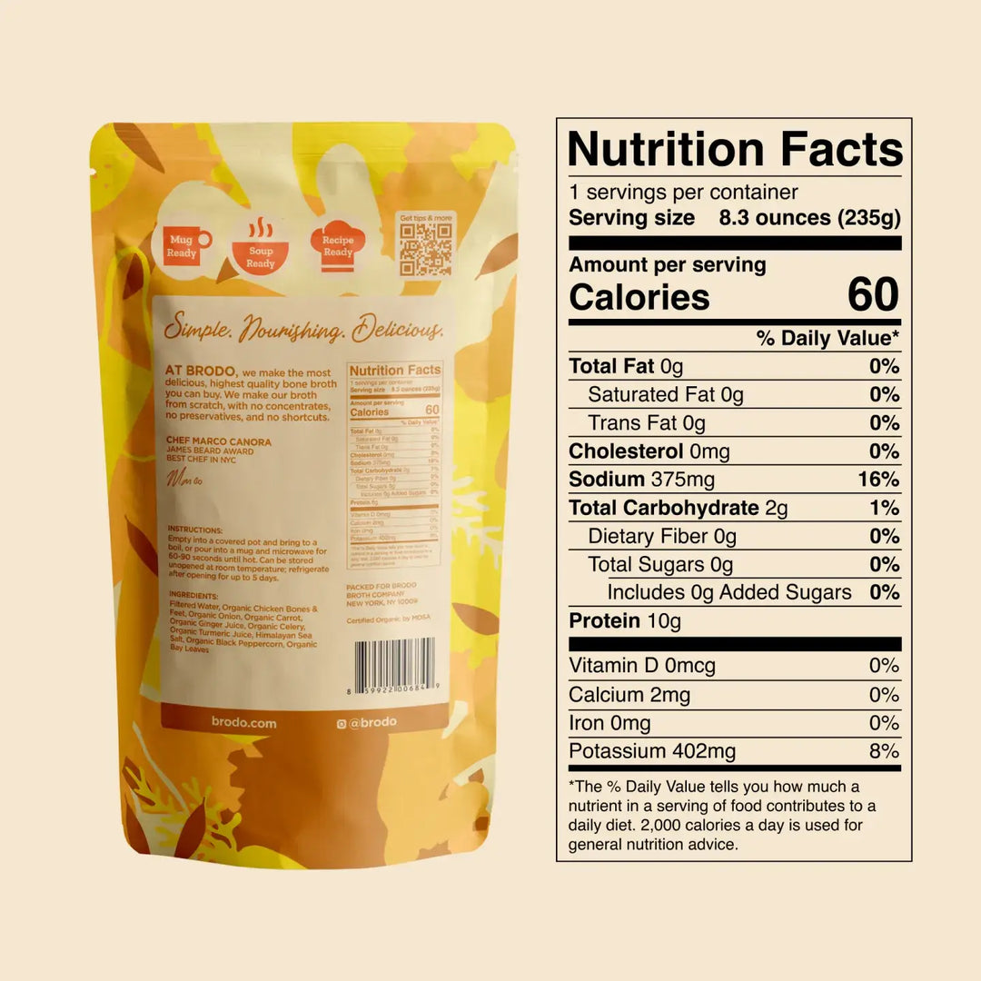Brodo Broth Company - Organic Deeply Rooted Bone Broth