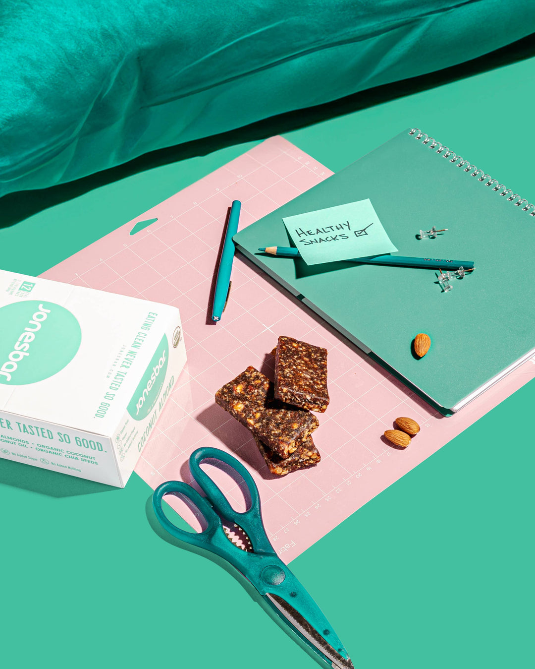 Jonesbar - JONESBAR Coconut Almond Organic Fruit &amp; Nut Bar, Gluten Free