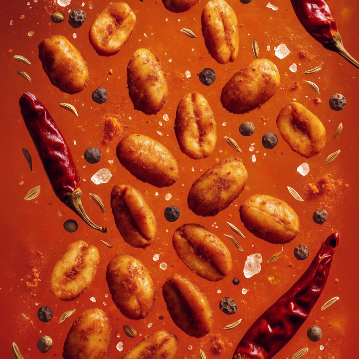 Confusion Snacks - Spicy Dry Roasted Peanuts – Gourmet Protein Snack 7.0oz