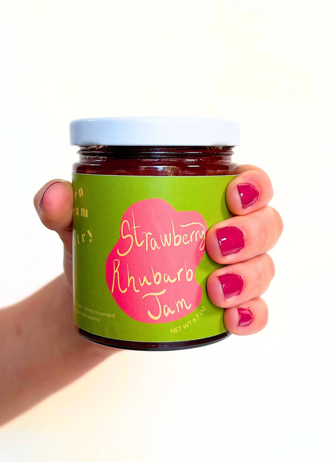 Green Dream Pantry - Strawberry Rhubarb Jam