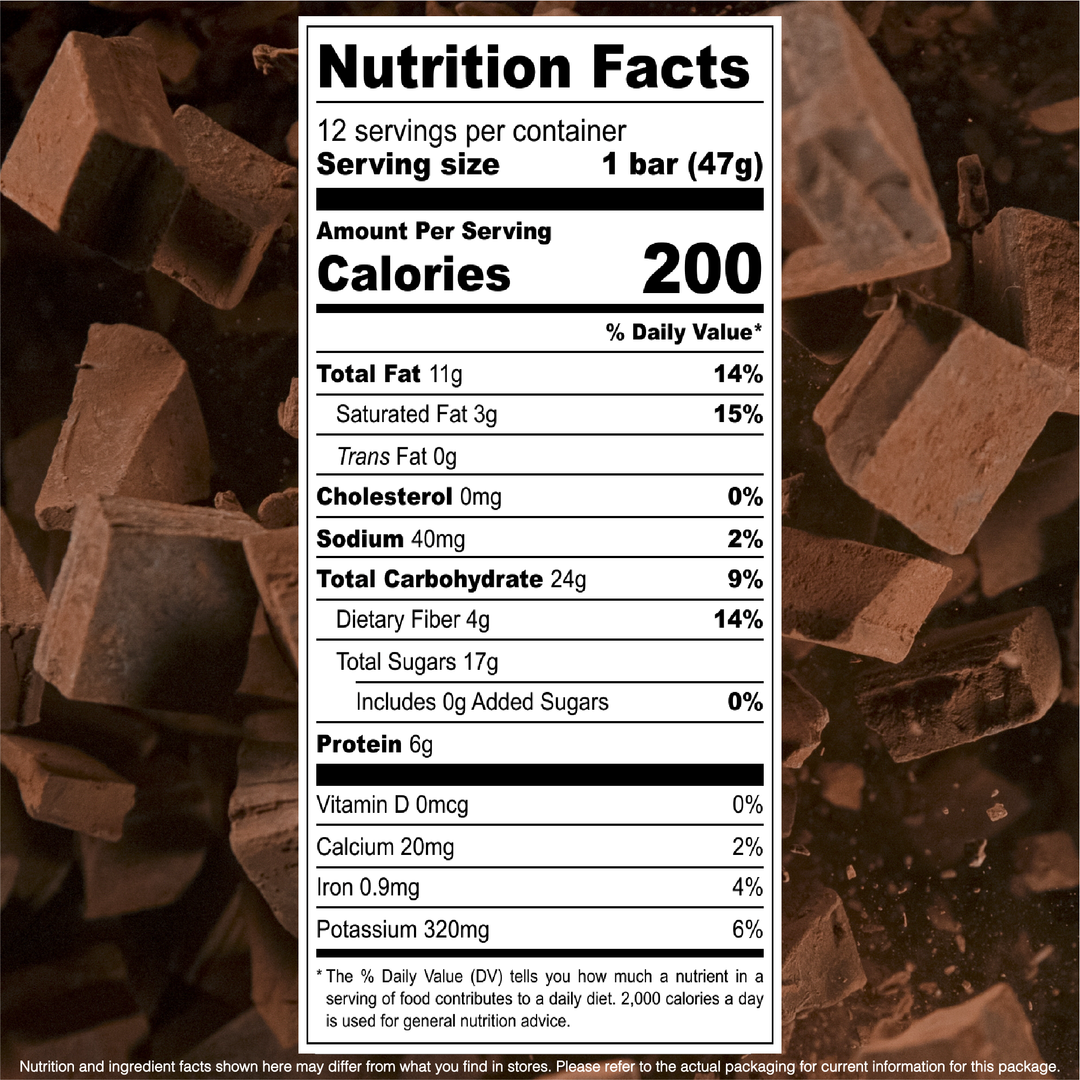 Jonesbar - JONESBAR Chocolate Peanut Butter Organic Fruit &amp; Nut Bar
