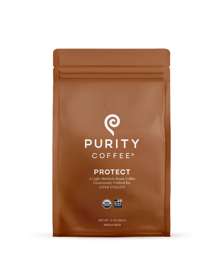 Purity Coffee - PROTECT: Light-Medium Roast Whole Bean Coffee - 12oz Bag