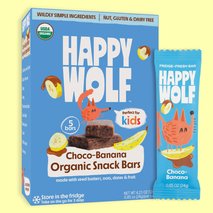 Happy Wolf - Happy Wolf Refrigerated Kids Snack Bars - Choco-Banana