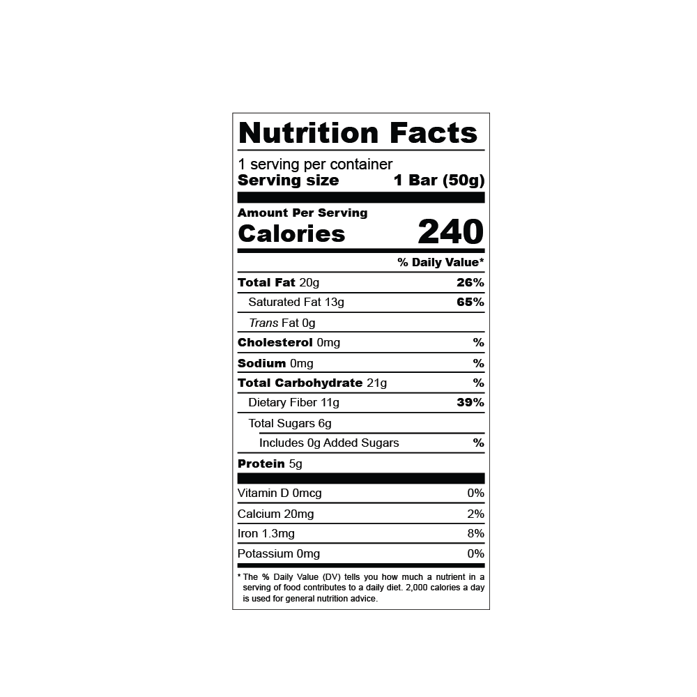 The Conscious Bar - Toasted Coconut Flakes