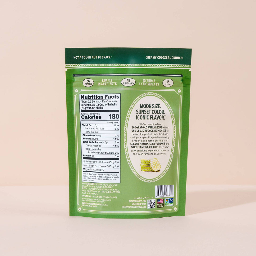 Joon - Joon Dill Pickle Pistachios - 4.5oz Resealable Bag