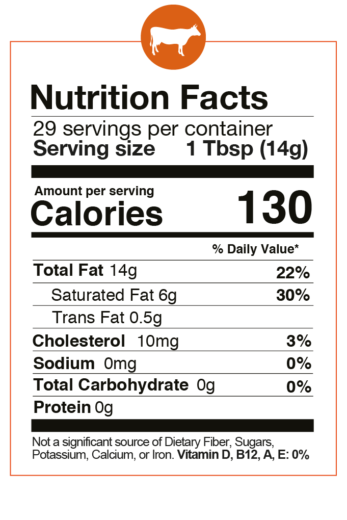 Fatworks - Organic Grass Fed Tallow 14 OZ