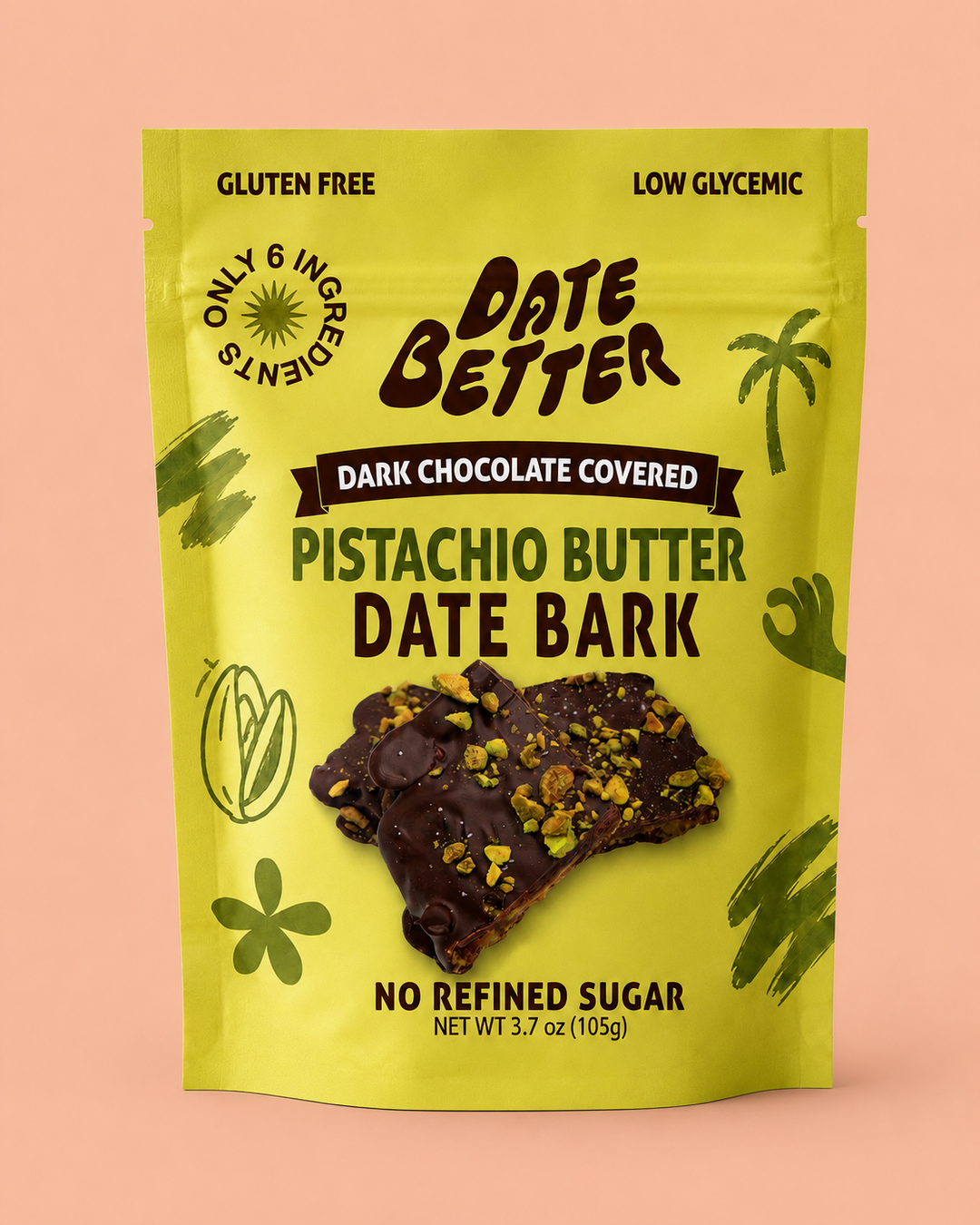 Date Better Snacks - Pistachio Date Bark
