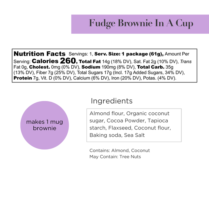 Stellar Eats - Instant Treat: Fudge Brownie In A Cup