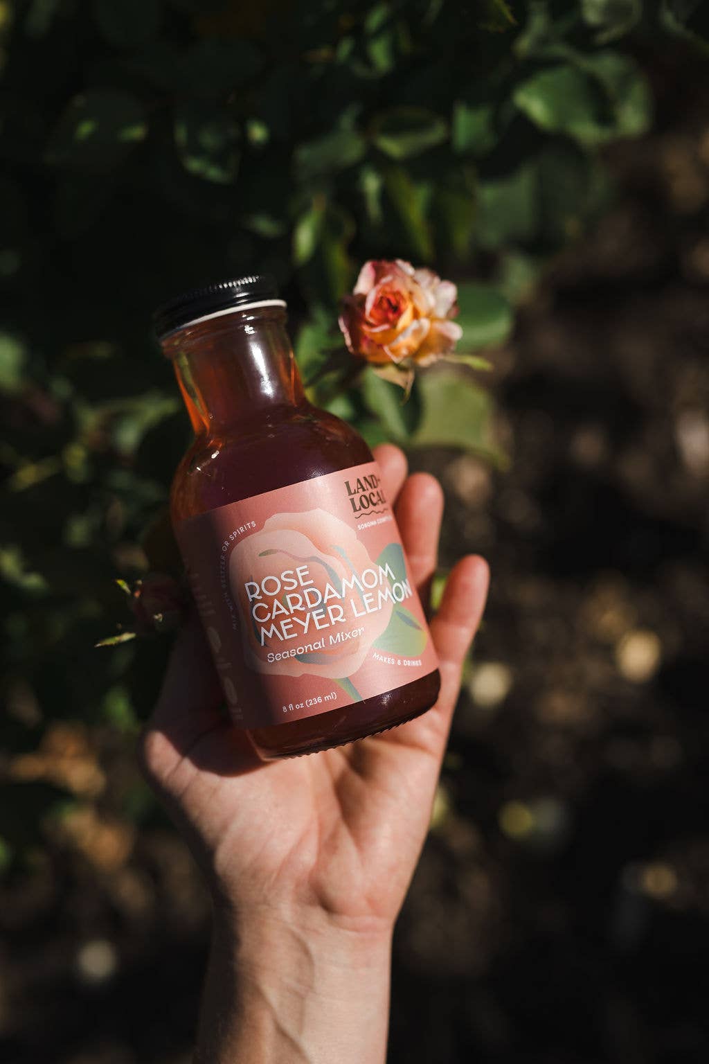 Land + Local - Rose Cardamom Meyer Lemon Mixer 8oz