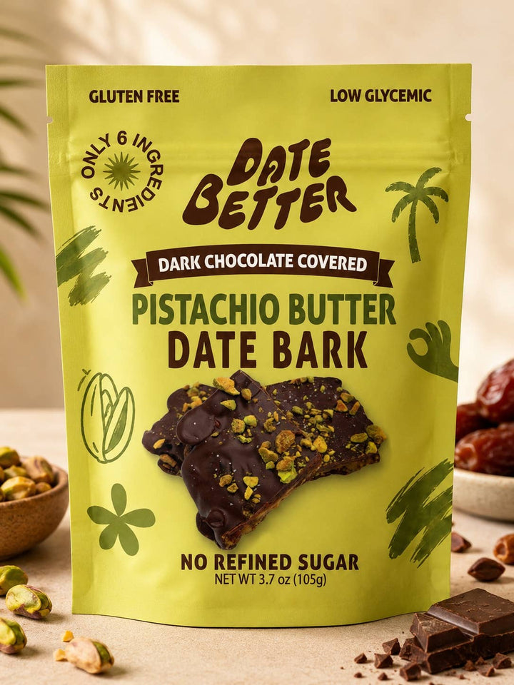 Date Better Snacks - Pistachio Date Bark