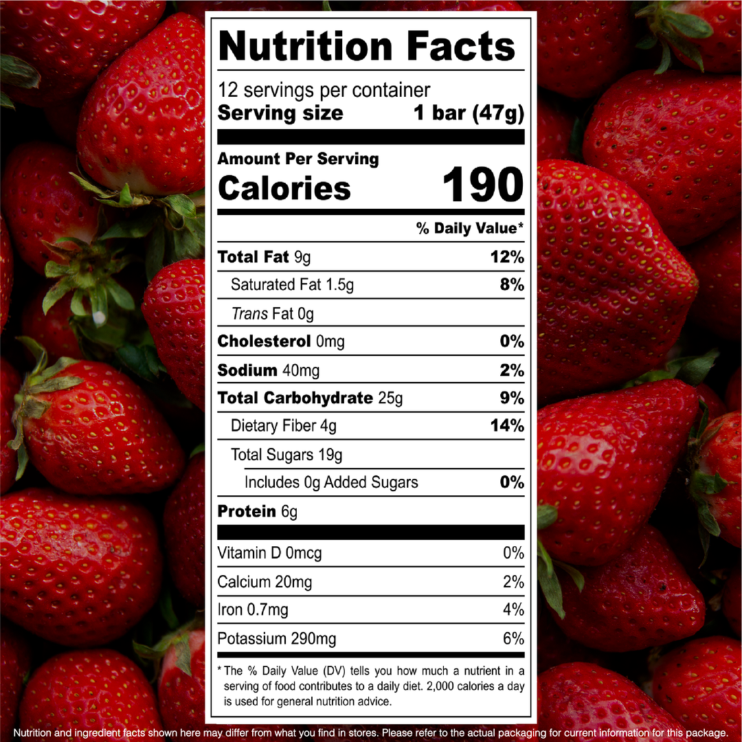 Jonesbar - JONESBAR Peanut Butter and Jelly Organic Fruit &amp; Nut Bar