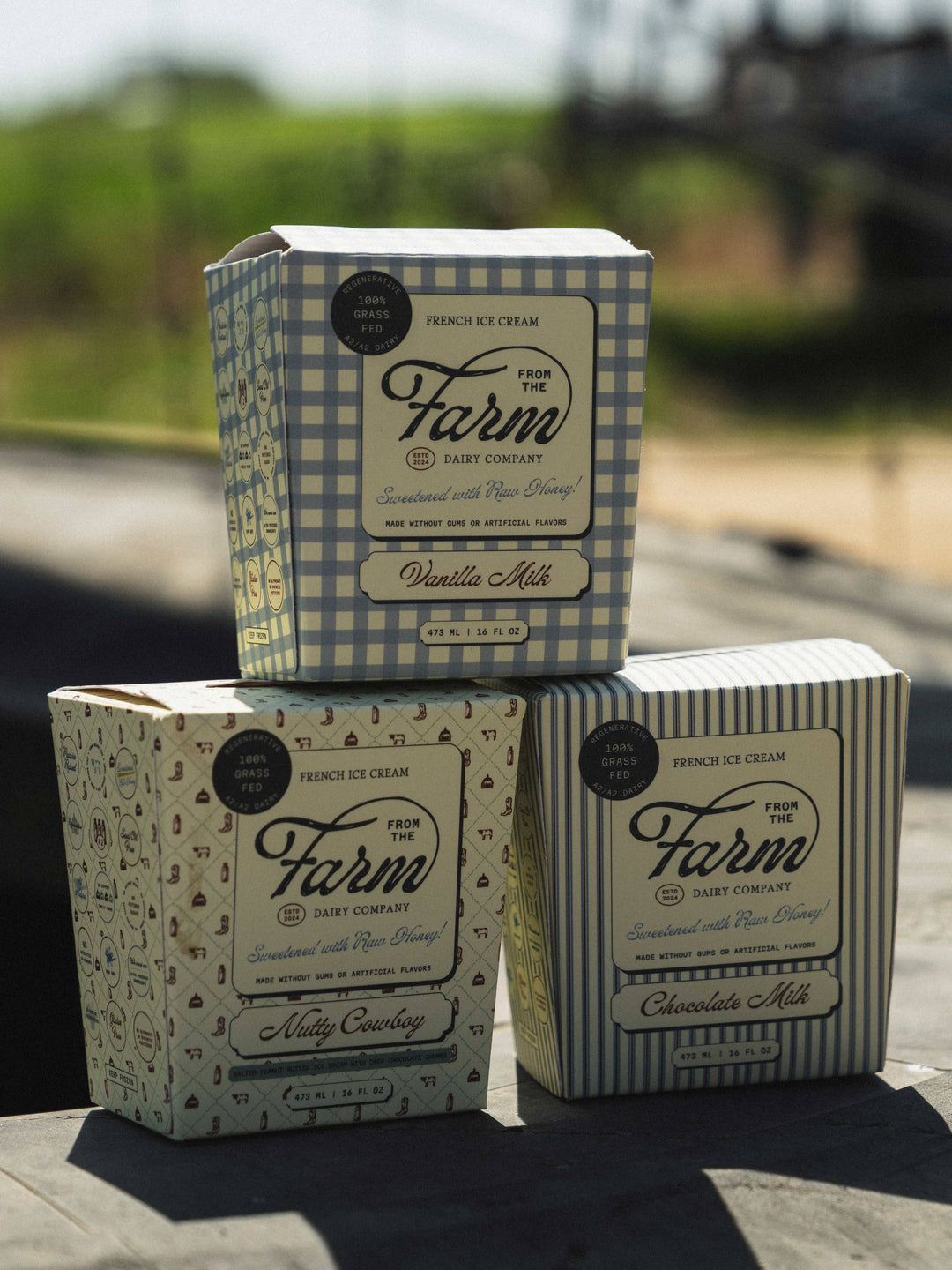 From the Farm - Nutty Cowboy Ice Cream (16oz)