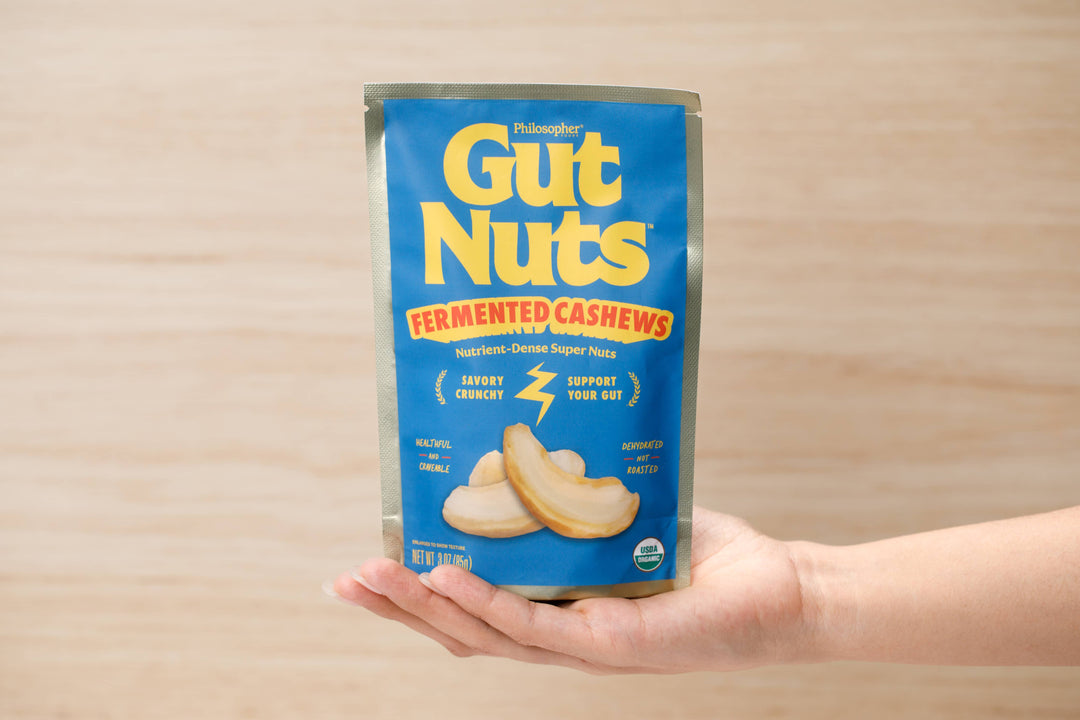 Philosopher Foods - Gut Nuts - Sprouted &amp; Fermented "Sourdough" Cashews