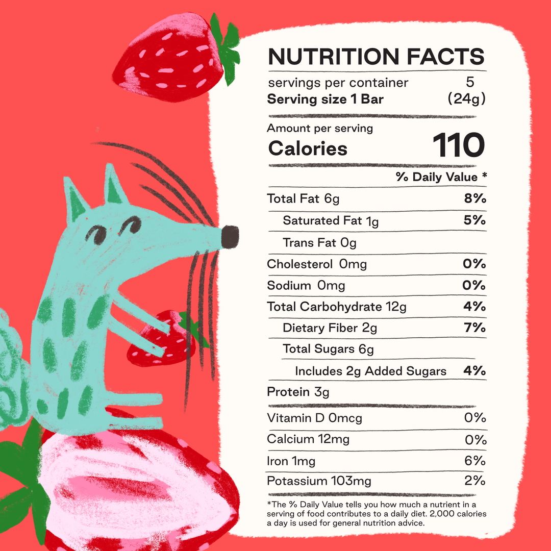 Happy Wolf - Happy Wolf Refrigerated Kids Snack Bars - Strawberry