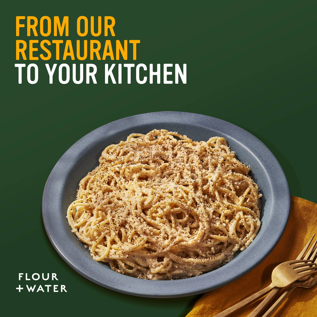 Flour + Water Foods - Organic Spaghetti Pasta, Regenerative Farmed, 20oz