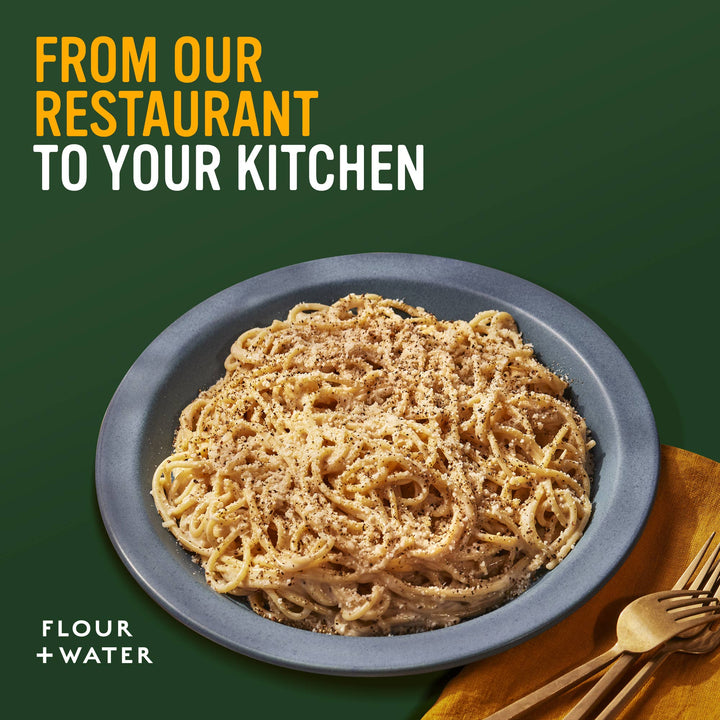 Flour + Water Foods - Organic Spaghetti Pasta, Regenerative Farmed, 20oz