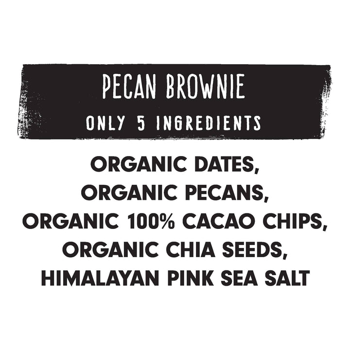 Jonesbar - JONESBAR Pecan Brownie Organic Fruit &amp; Nut Bar