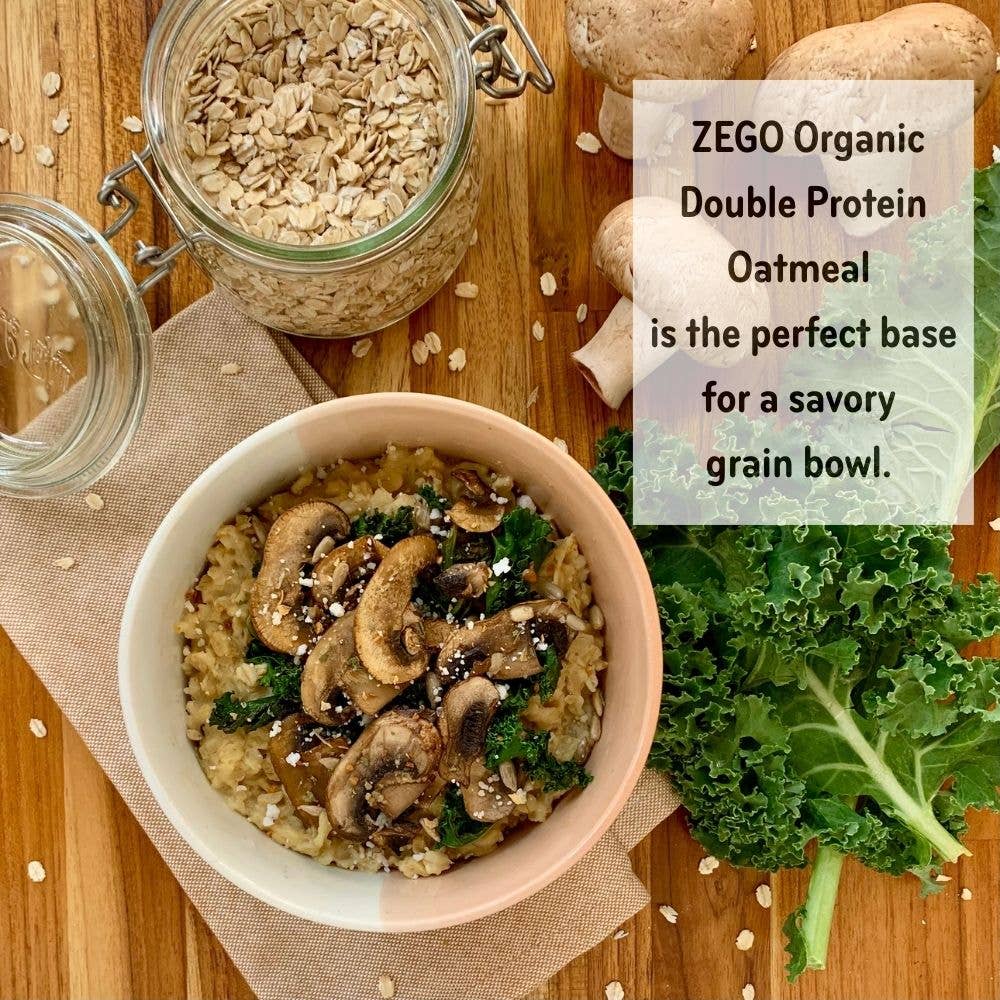 Zego - Organic Gluten-free Double Protein Oats (14 Oz)