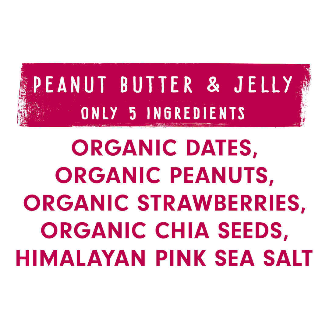 Jonesbar - JONESBAR Peanut Butter and Jelly Organic Fruit &amp; Nut Bar