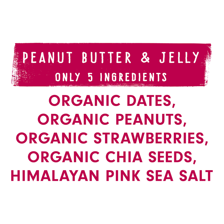 Jonesbar - JONESBAR Peanut Butter and Jelly Organic Fruit &amp; Nut Bar