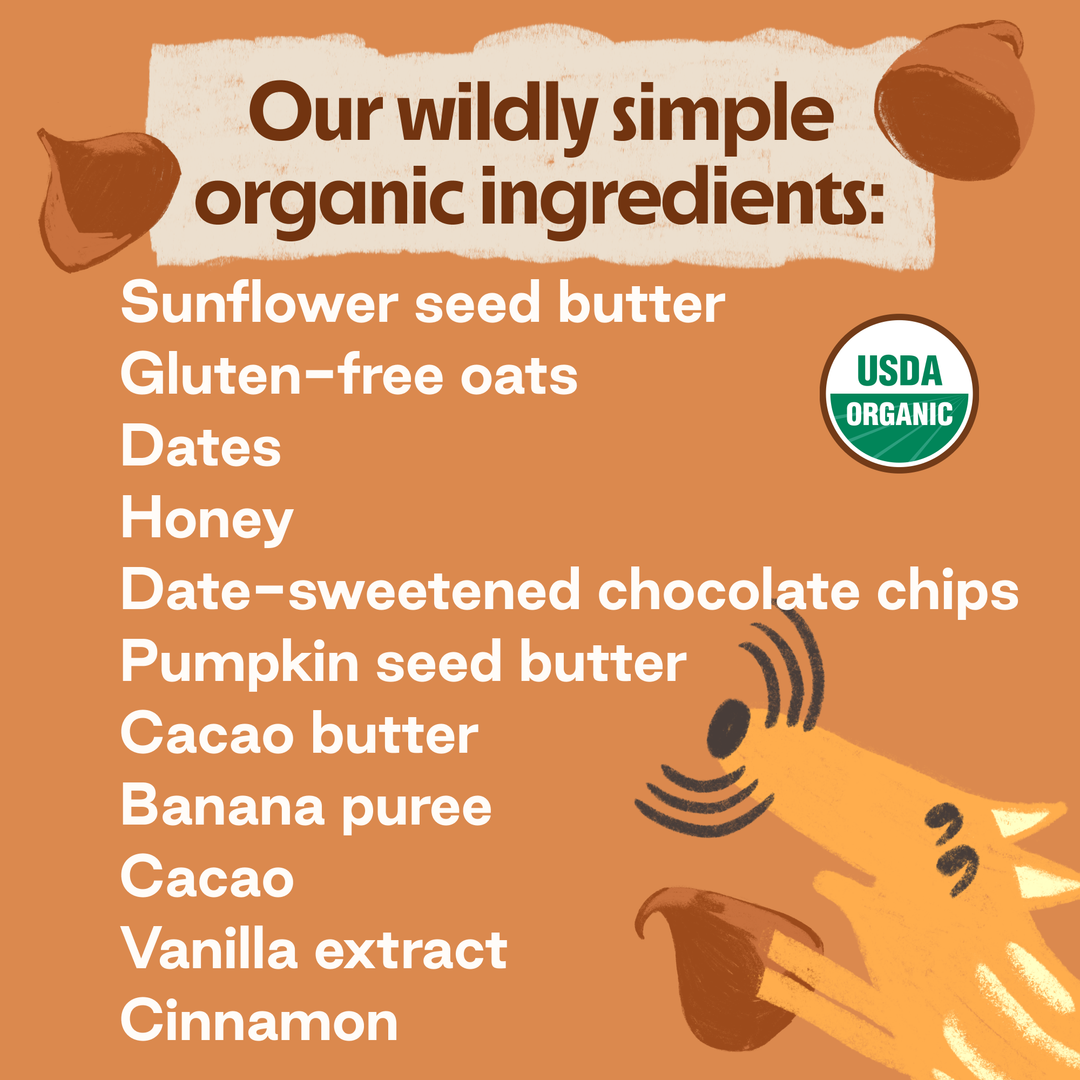 Happy Wolf - Happy Wolf Refrigerated Kids Snack Bars - Chocolate Chip