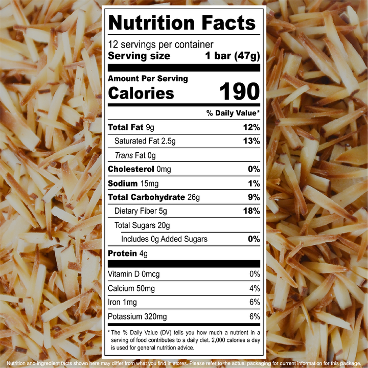 Jonesbar - JONESBAR Coconut Almond Organic Fruit &amp; Nut Bar, Gluten Free