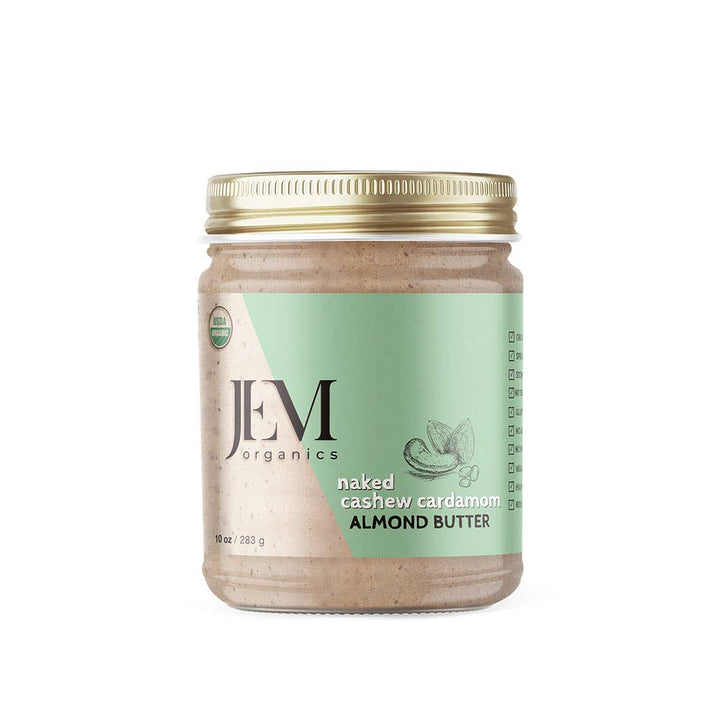 JEM Organics - NAKED Cashew Cardamom Almond Butter