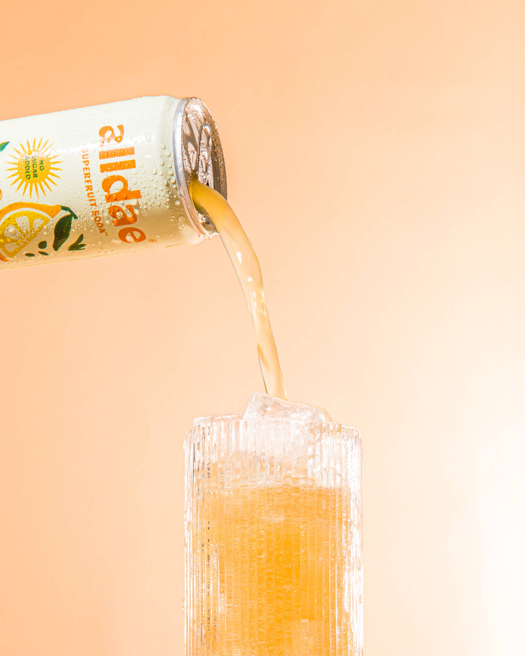 alldae superfruit soda - Ginger Yuzu Drink | Healthy Soda | Lightly Caffeinated Soda