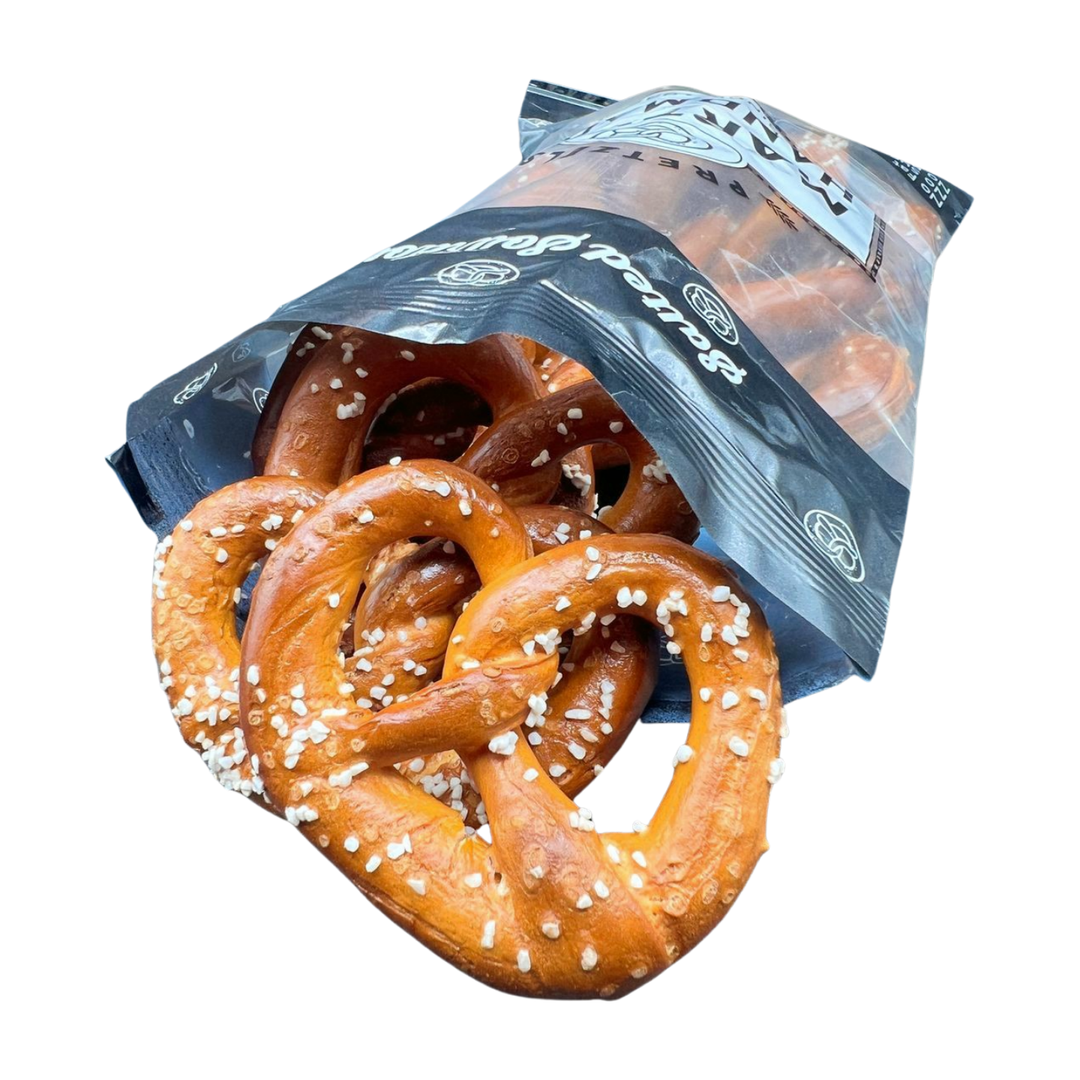Martins Handmade Pretzels - Handmade Sourdough Pretzels, Salted - 8oz Bags: Salted