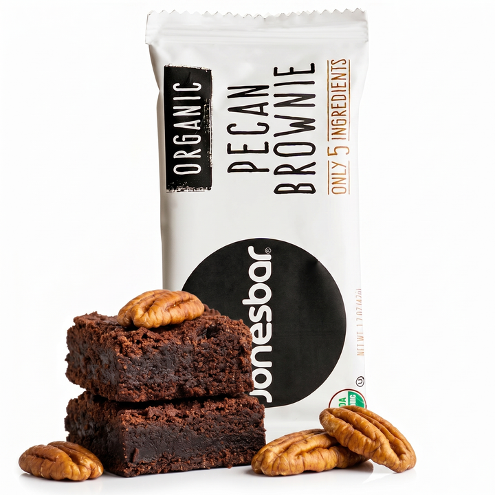 Jonesbar - JONESBAR Pecan Brownie Organic Fruit &amp; Nut Bar