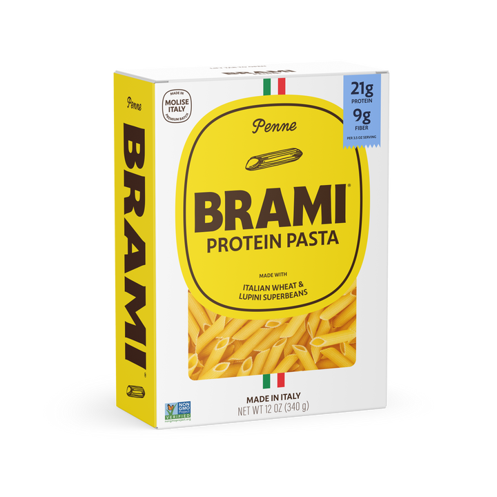 Brami - Semolina Wheat &amp; Lupini Pasta | Penne (12 oz)