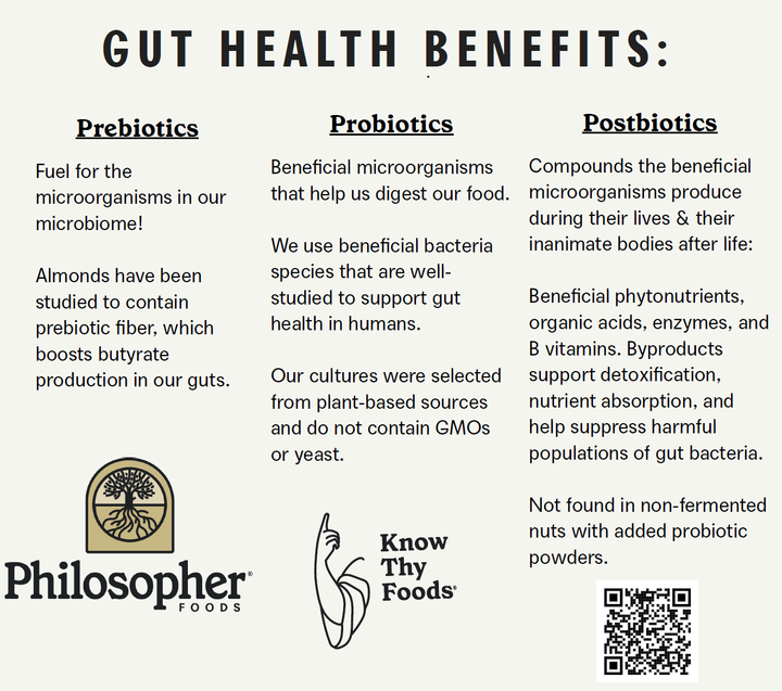 Philosopher Foods - Gut Nuts - Sprouted &amp; Fermented "Sourdough" Cashews
