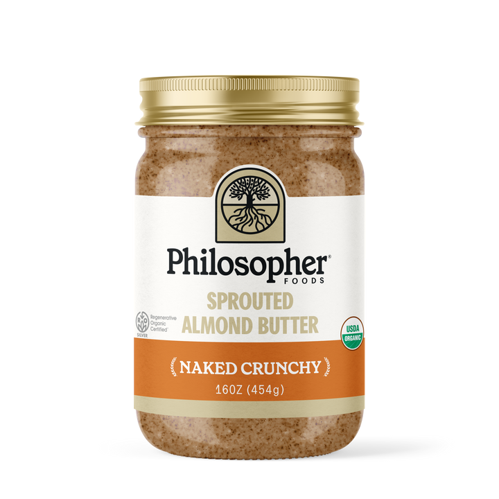 Philosopher Foods - Naked Crunchy Sprouted Almond Butter 16oz