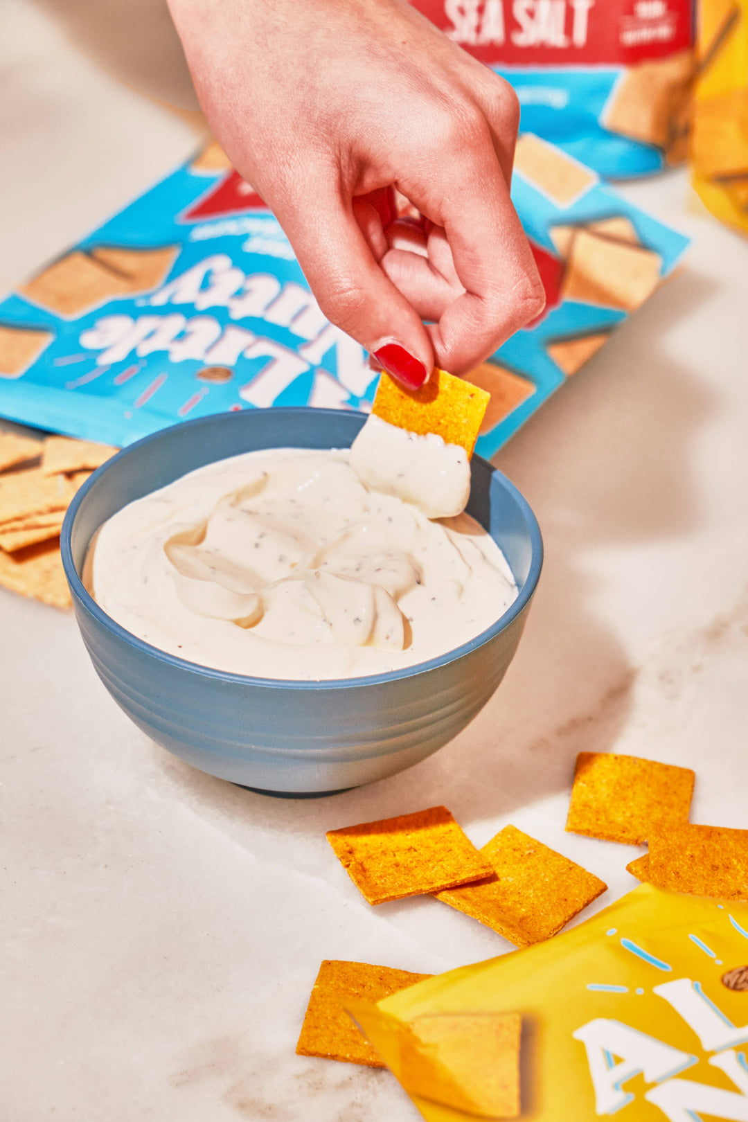 A Little Nutty - Grain-Free Cheddar Crackers