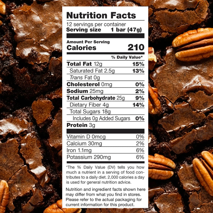 Jonesbar - JONESBAR Pecan Brownie Organic Fruit &amp; Nut Bar