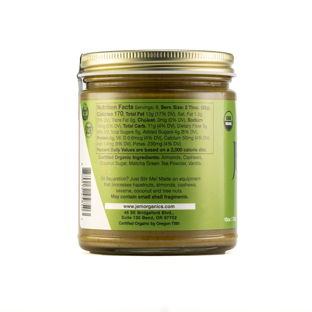 JEM Organics - Matcha Cashew Almond Butter