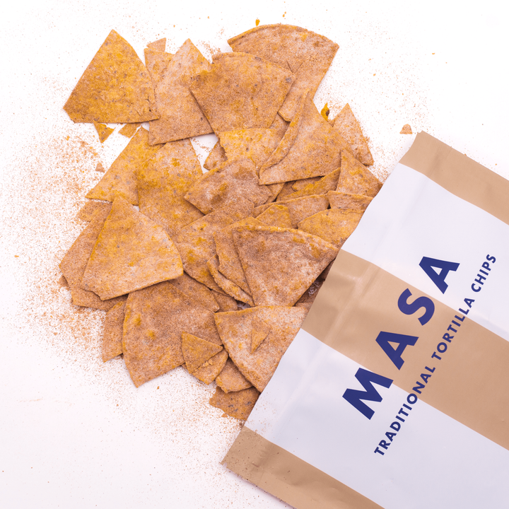 Ancient Crunch - MASA Chips, Churro, 5oz Bag Case