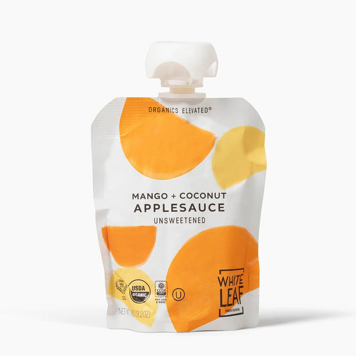 White Leaf Provisions - Mango + Coconut Applesauce