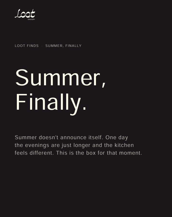 Loot Finds — Summer, Finally
