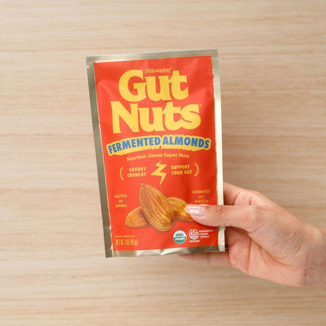 Philosopher Foods - Gut Nuts - Sprouted &amp; Fermented "Sourdough" Almonds