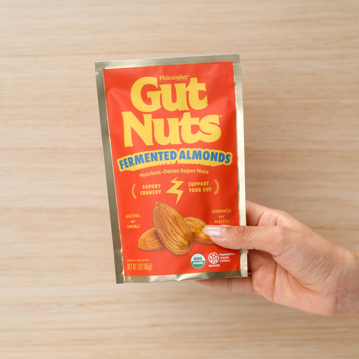 Philosopher Foods - Gut Nuts - Sprouted &amp; Fermented "Sourdough" Almonds