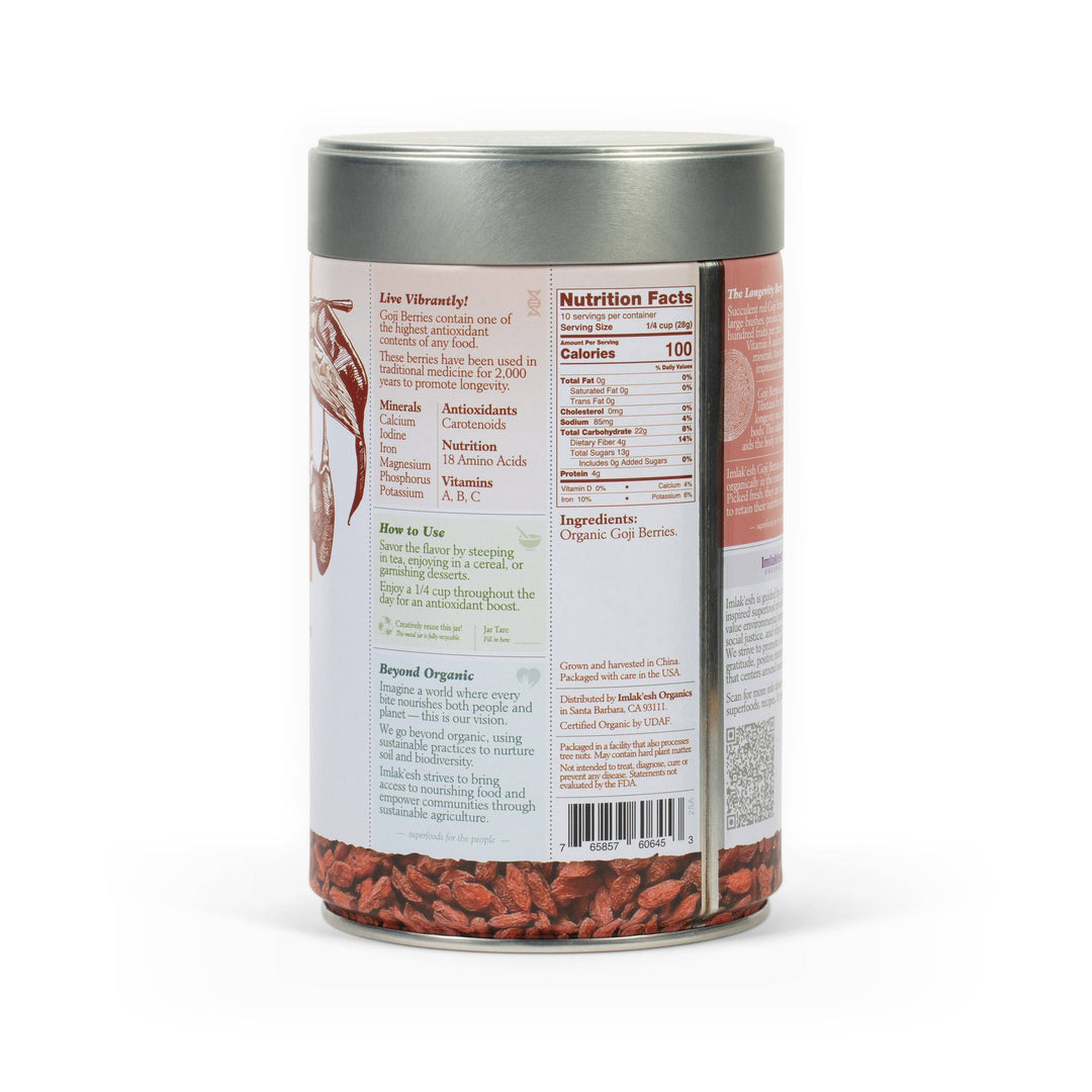 Imlakesh Organics - Goji Berries, Organic (10oz)