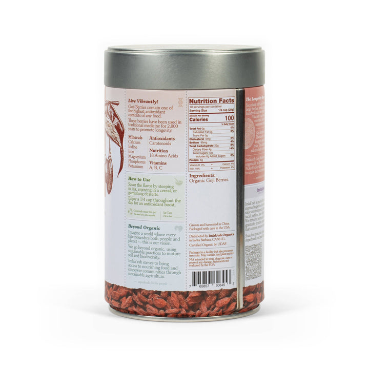 Imlakesh Organics - Goji Berries, Organic (10oz)