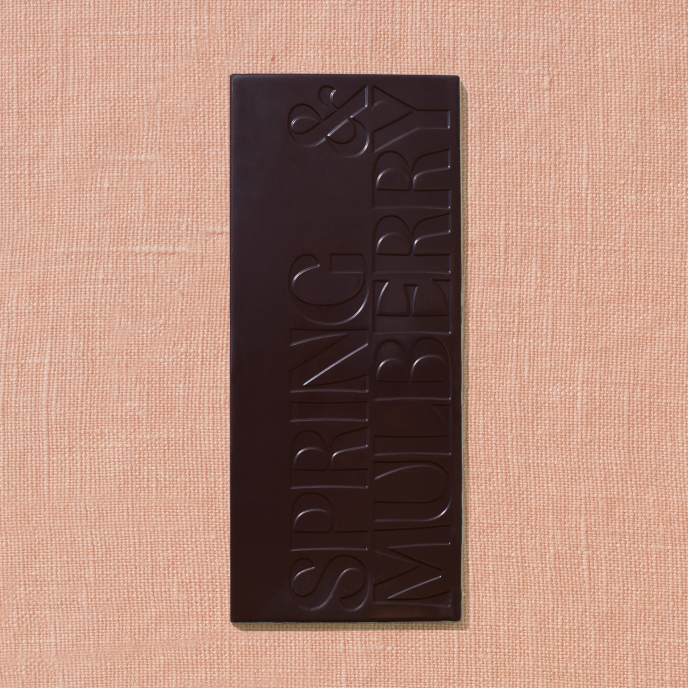 Spring &amp; Mulberry - Blood Orange Date-Sweetened Dark Chocolate
