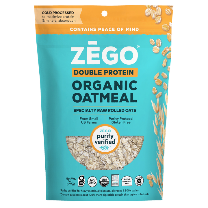 Zego - Organic Gluten-free Double Protein Oats (14 Oz)