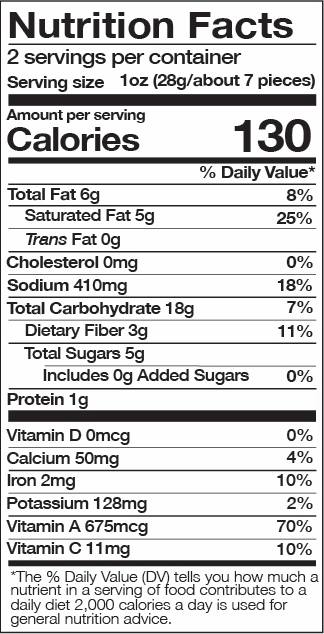 Sweetpotato Awesome - 2 oz Cinnamon Sweetpotato Slices/Chips