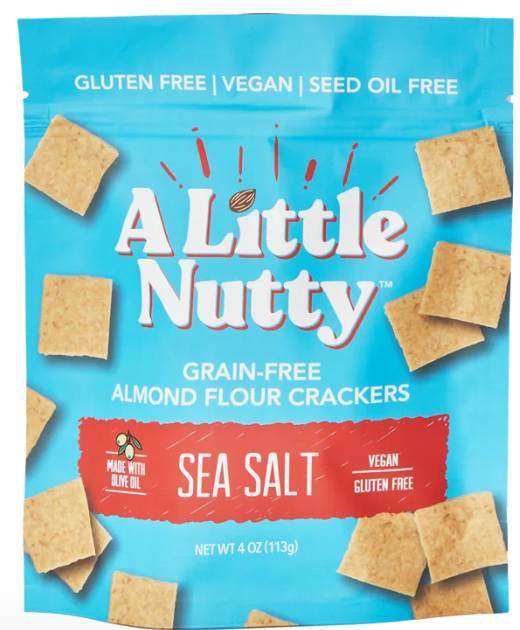 A Little Nutty - Grain-Free Sea Salt Crackers